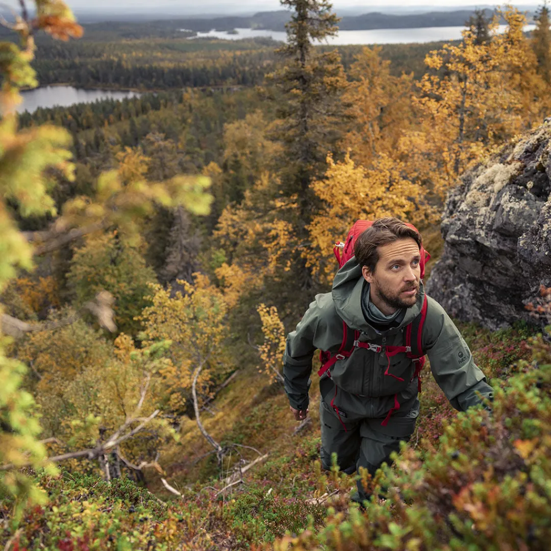 Hiker DrymaxX 3L Ventilated Retkeilytakki Miesten<Halti